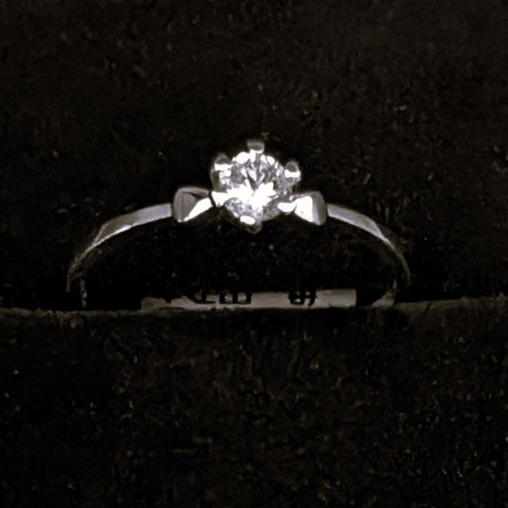 Petite Ladies Fashion / Promise Solitaire Ring .925 Sterling Silver - Picture 4 of 5